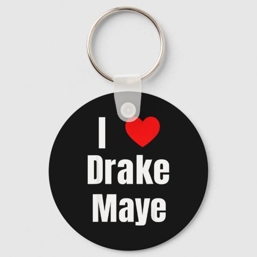 I Love Maye Qb Football Fan Schlüsselanhänger (Vorderseite)