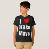 I Love Maye Qb Football Fan T-Shirt (Vorne ganz)