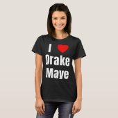 I Love Maye Qb Football Fan T-Shirt (Vorne ganz)