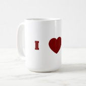 I love me mug kaffeetasse (Vorderseite Links)
