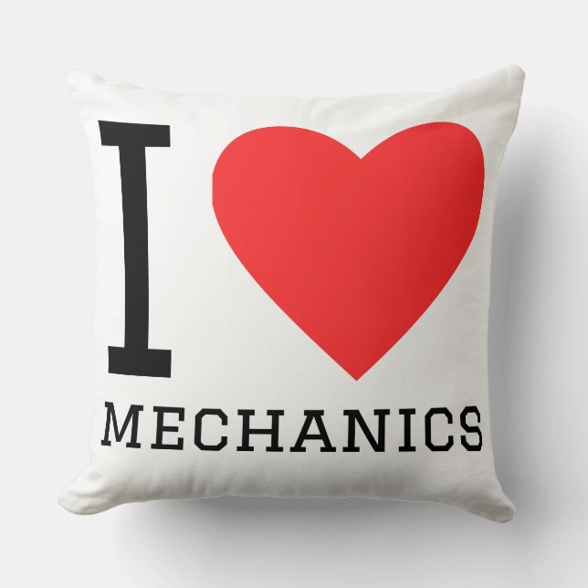 I love mechanics kissen (Vorderseite)