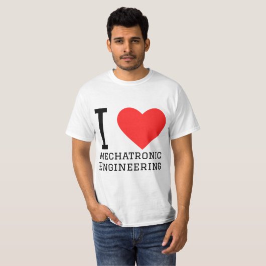 I love mechatronic engineering T-Shirt (Vorne ganz)