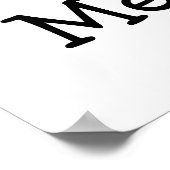 I Love Mermaids Poster (Ecke)