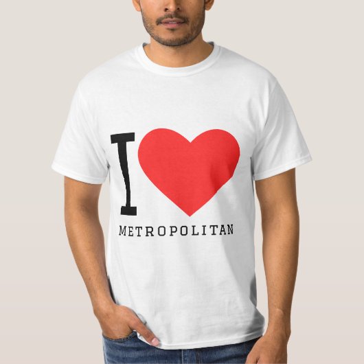 I love metropolitan T-Shirt (Vorderseite)