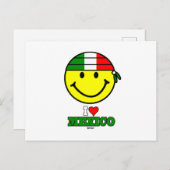 I LOVE MEXICO POSTKARTE (Vorne/Hinten)