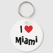 I Love Miami Keychain Schlüsselanhänger (Vorderseite)