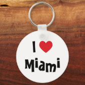 I Love Miami Keychain Schlüsselanhänger (Vorderseite)