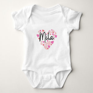 I love Mila Baby Strampler
