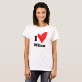 I love Milan T-Shirt (Vorne ganz)