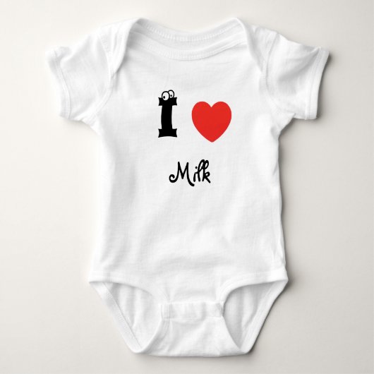 I love milk romper baby strampler (Vorderseite)