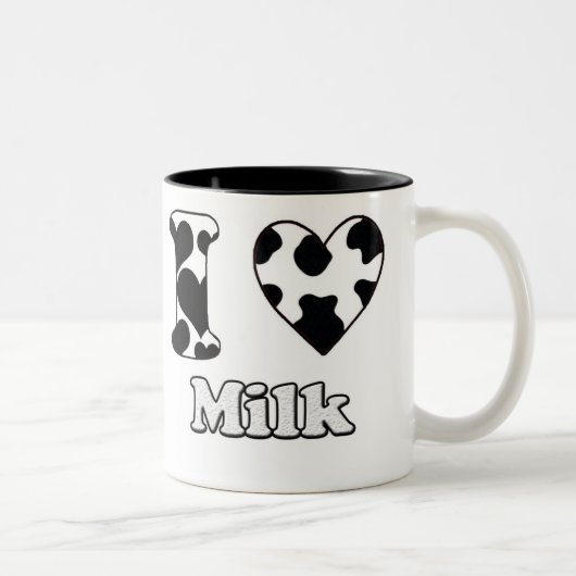 I love milk zweifarbige tasse (Rechts)