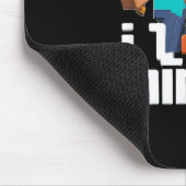 I Love Miners Funny Mining Gamer Xel Ckaxe Mousepad (Ecke)