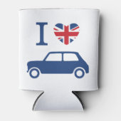 I love Mini Coopers - Blue Dosenkühler (Vorderseite)