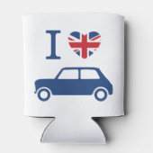 I love Mini Coopers - Blue Dosenkühler (Rückseite)