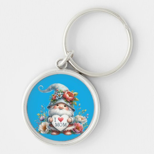 I Love Mom Gnome Schlüsselanhänger (Vorne)