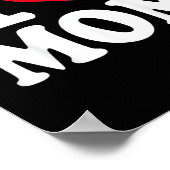 I Love Mom Poster (Ecke)