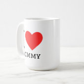I love mommy kaffeetasse (Vorderseite Links)