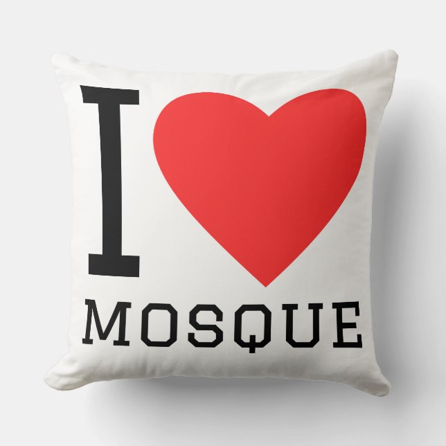 I love mosque kissen (Vorderseite)