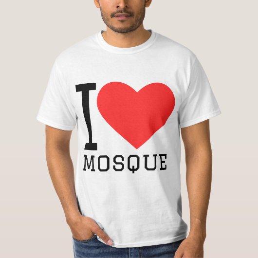 I love mosque T-Shirt (Vorderseite)