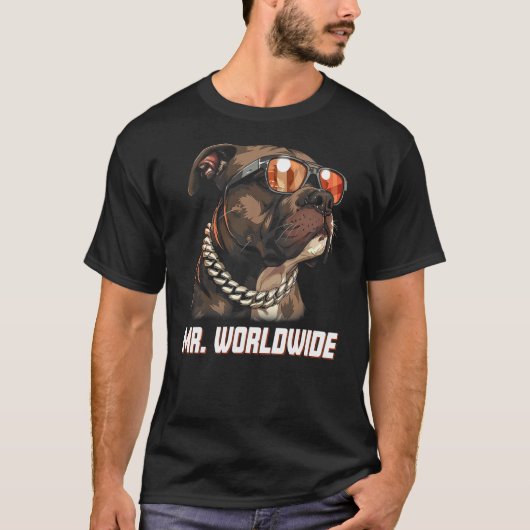 I Love Mr 305 Last Name Proud Funny Costume Dog Lo T-Shirt (Vorderseite)