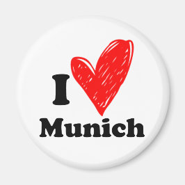 I love Munich Magnet