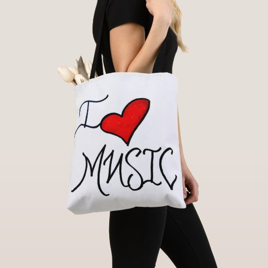 I Love Music Tasche (Von Nahem)