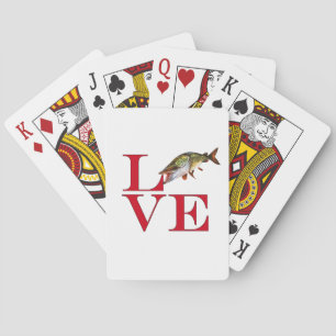 I Love Muskie Spielkarten