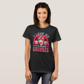 I Love My 6TH GRADE Gnomies Valentine's Day Teache T-Shirt (Vorne ganz)