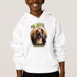 I Love My Afghan Hound – Elegant Dog Lover Design  Hoodie