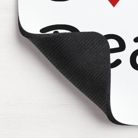 I Love My Beagle Dog Lover Ohrts and Apparel Mousepad (Ecke)