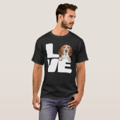 I Love My Beagle Dog T-Shirt (Vorne ganz)