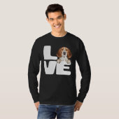 I Love My Beagle Dog T-Shirt (Vorne ganz)