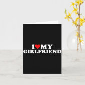 I Love My Beautiful Girlfriend I Heart My Beautifu Karte (Gelbe Blume)