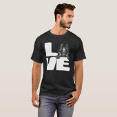 I Love My Belgian Sheepdog Dog T-Shirt (Vorne ganz)