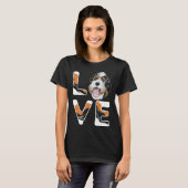 I Love My Bernedoodle  Cute Bernedoodle T-Shirt (Vorne ganz)