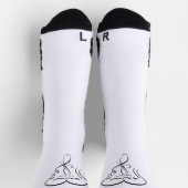 I Love My Best Friend • Cuddle Expert Socken (Oben)