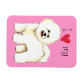 I Love my Bichon Friise Magnet (Horizontal)
