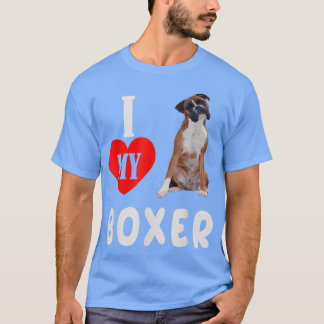 I Love my Boer Dog Pet Lover Mom Dad Apparel  T-Shirt
