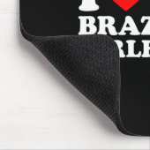 I Love My Brazilian Girlfriend Mousepad (Ecke)