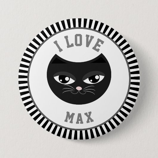 I love my cat button (Vorderseite)