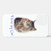 I love my cat Case-Mate iPhone hülle (Rückseite (Horizontal))