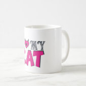 I Love My Cat – Cute Pet Lover Design Kaffeetasse (VorderseiteRechts)