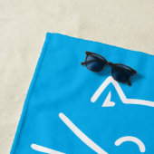 I love my cat strandtuch (Beispiel)