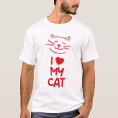 I love my cat T-Shirt (Vorderseite)