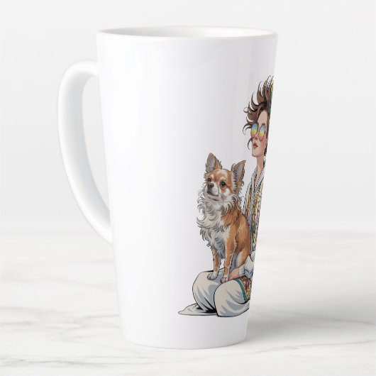 i love my chihuahua milchtasse (Linke Ecke)