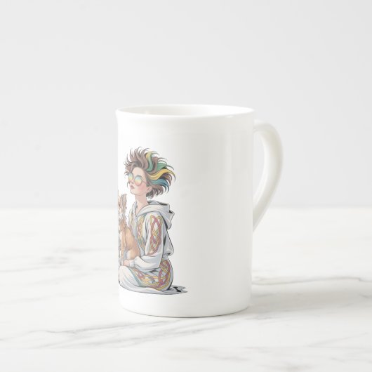 i love my chihuahua porzellantasse (Vorderseite Rechts)