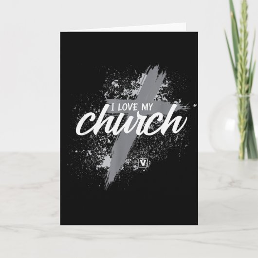 I Love My Church - Midland New Life Vineyard, Mi Karte (Vorderseite)
