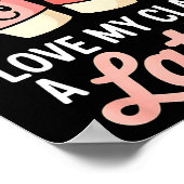 I Love My Cl A Latte Coffee Valentine Day Teachers Poster (Ecke)
