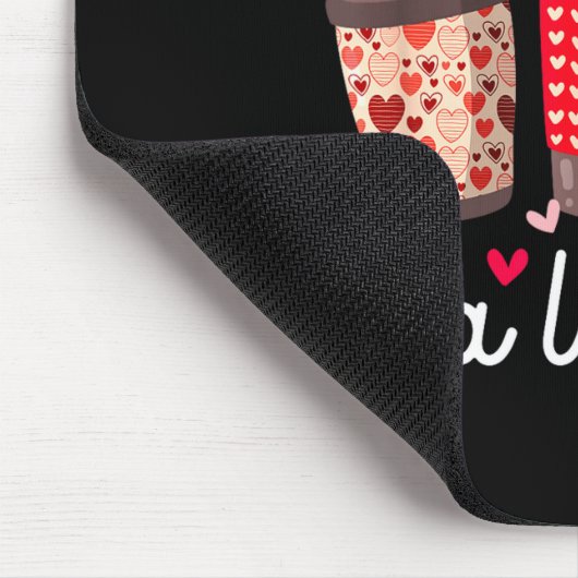 I Love My Cl A Latte Coffee Valentines Day Teacher Mousepad (Ecke)