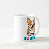 I Love My Corgi Kaffeetasse (VorderseiteRechts)